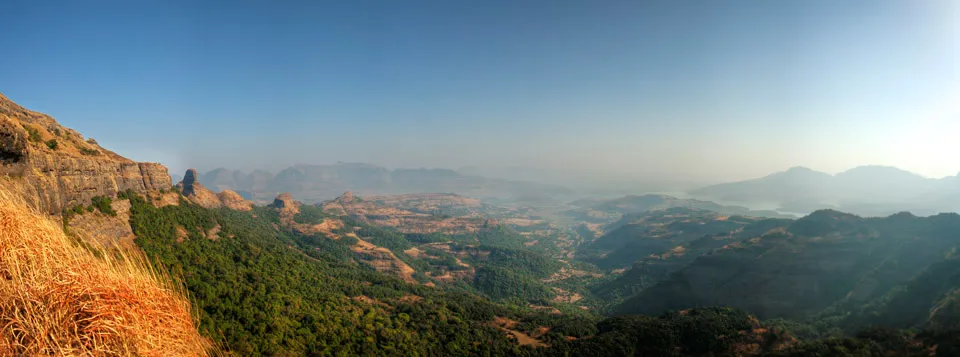 Valley View Panorama - from Ratangad top