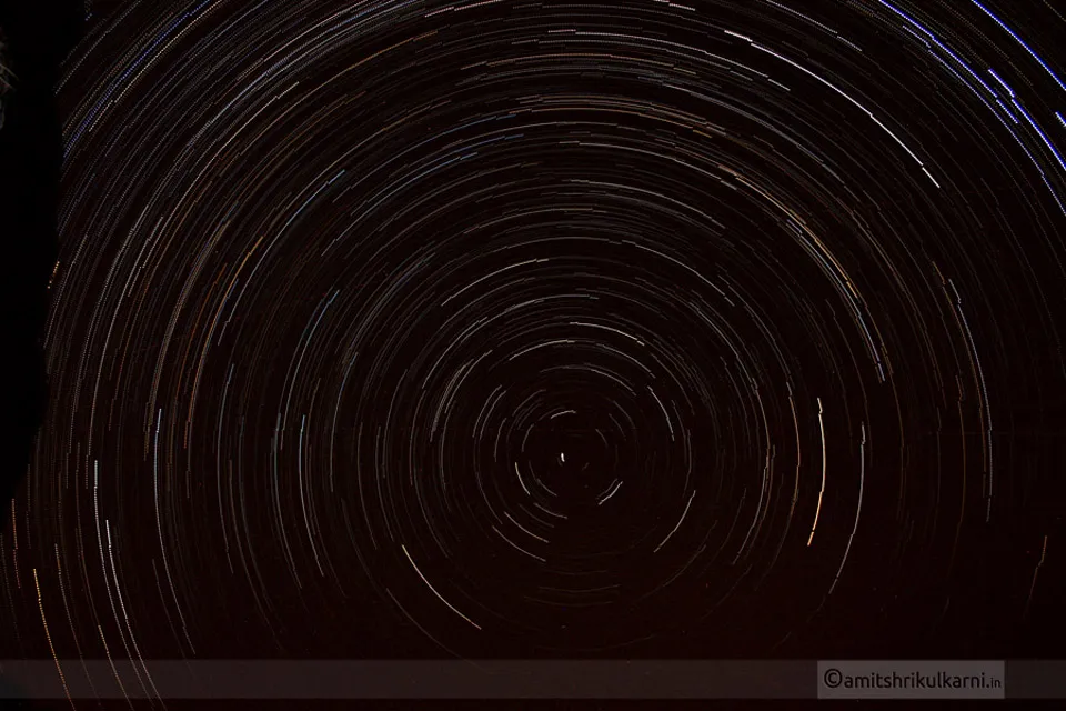 Star-trail - Taken on Ratangad
