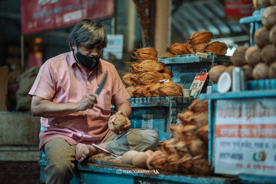 Morning walk in Pune Mandai (Market)