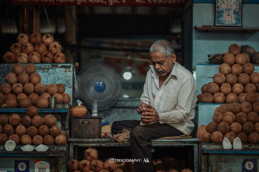 Morning walk in Pune Mandai (Market)
