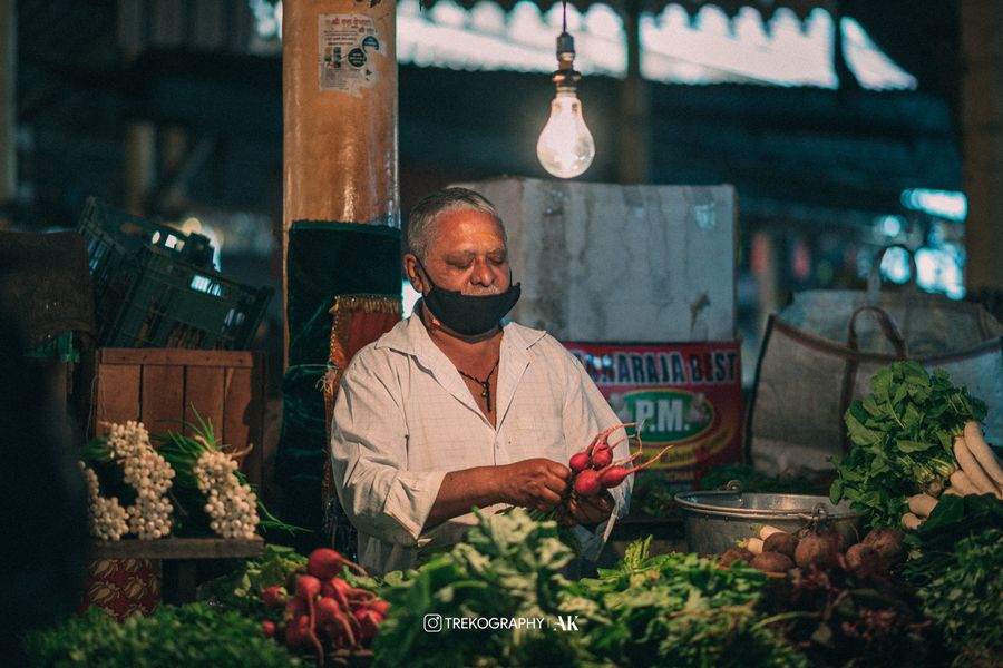 Morning walk in Pune Mandai (Market)