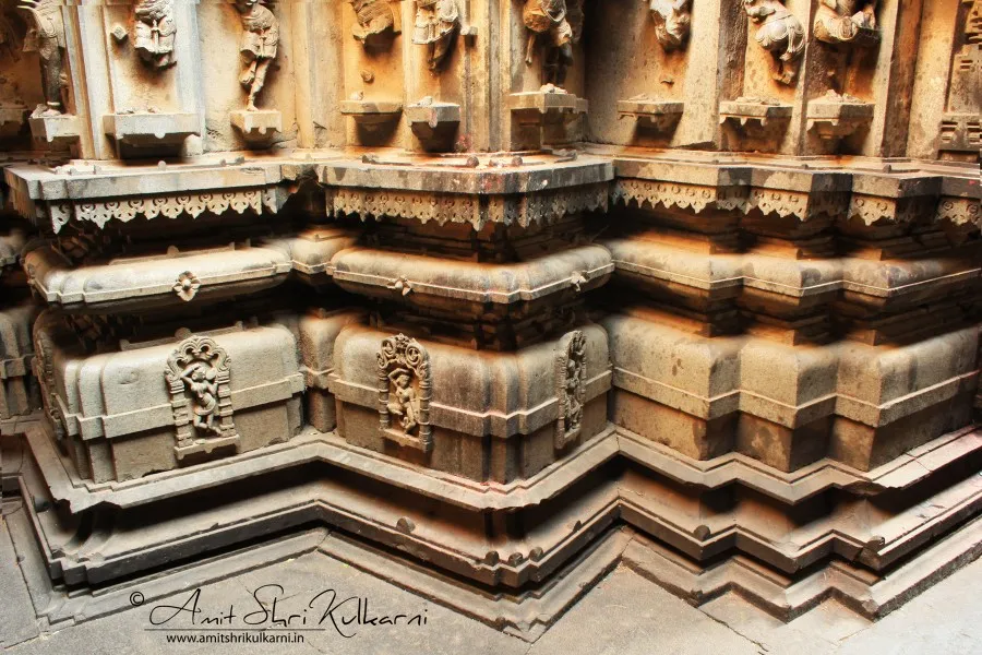 Base of the Bhuleshwar temple